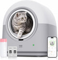 L2 Automatic Self Cleaning Litter Box Smart Robot Odor Control Litter Box,Safety Sensors Anti-Pinch,with APP Control