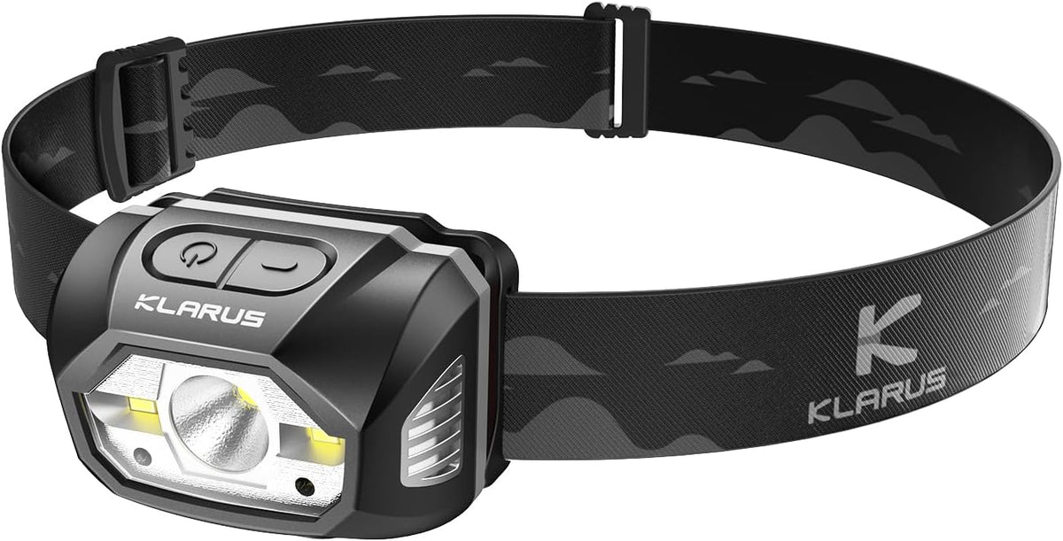 HM1 IPX6 Waterproof Rechargeable Headlamp with Motion Sensor, 70 Hours Long Battery Life, Full Charge in 2.5 Hours
