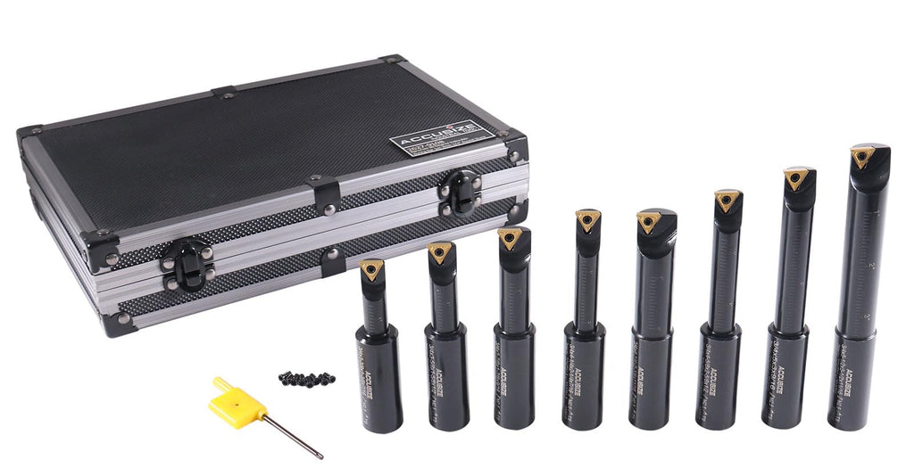 Accusize Industrial Tools Round Shank Indexable Boring Bar, 3/4 in