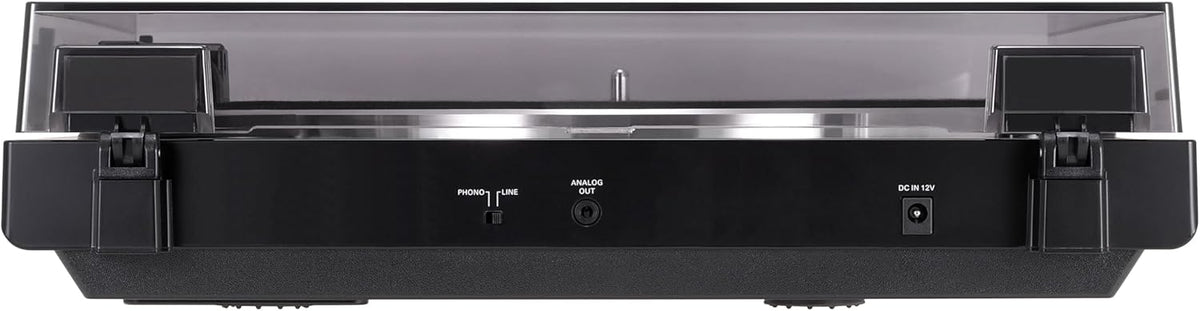 AT-LP60X-BK Fully Automatic Belt-Drive Stereo Turntable, Black, Hi-Fi, 2 Speed, Dust Cover, Anti-Resonance, Die-Cast