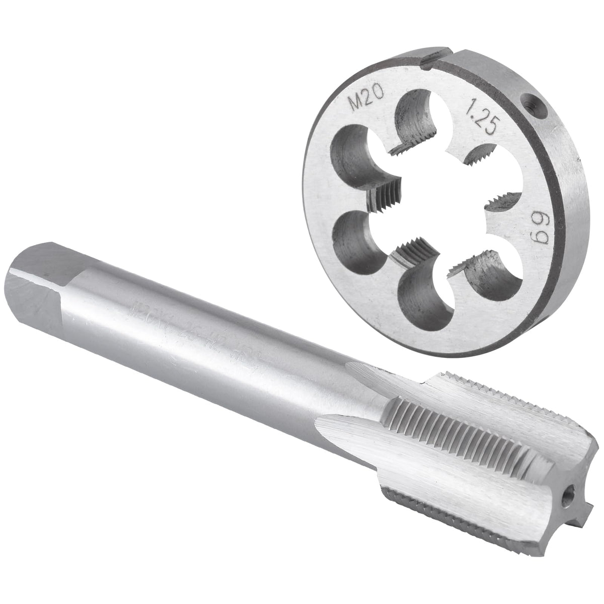 Burkit M20 X 1.25 Tap and Die Set Right Hand