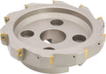 CME 8" 90° Indexable Face Mill, Incl 10 APKT1604 Inserts