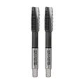 WEXWE Tools M10 x 1.5 Spiral Point Threading Tap, Metric Machine Threading Tap High Speed Steel Cobalt(HSSCo) With AlTiN Coating, Round Shank with Square End， H2 Tolerance, 2pcs