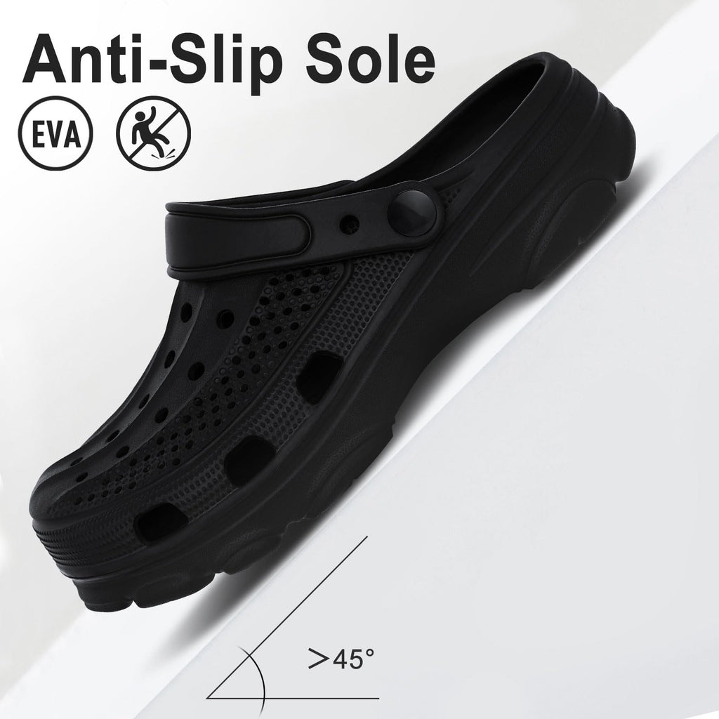 Garden Clogs for Women and Men Comfy Shoes with Medium Arch Support