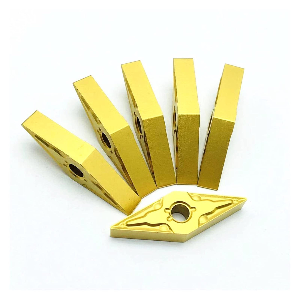 Carbide Tool Carbide Insert VNMG160404 VNMG160408 MA VP15TF UE6020 Original Metal Lathe Tool CNC Machine Tool Parts Lathe Tool (Size : VNMG160404 MA US735, Color : 10PCS(1box))