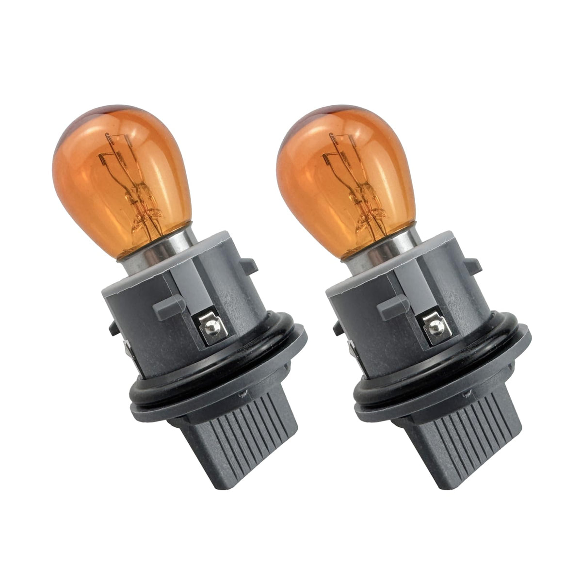 Memiuyelay 2PCS Front Turn Signal Light Sockets with Bulbs Fit for Kia Optima Sorento Sedona Soul Fit for Hyundai Accent Kona Kona Veloster Elantra Front Turn Signal Lamp Bulb Holder 92166-F1000