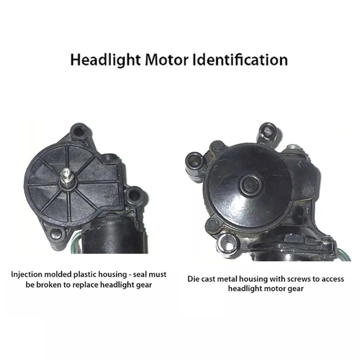 51072-54 Headlight Motor Repair Kit with Brass Gear