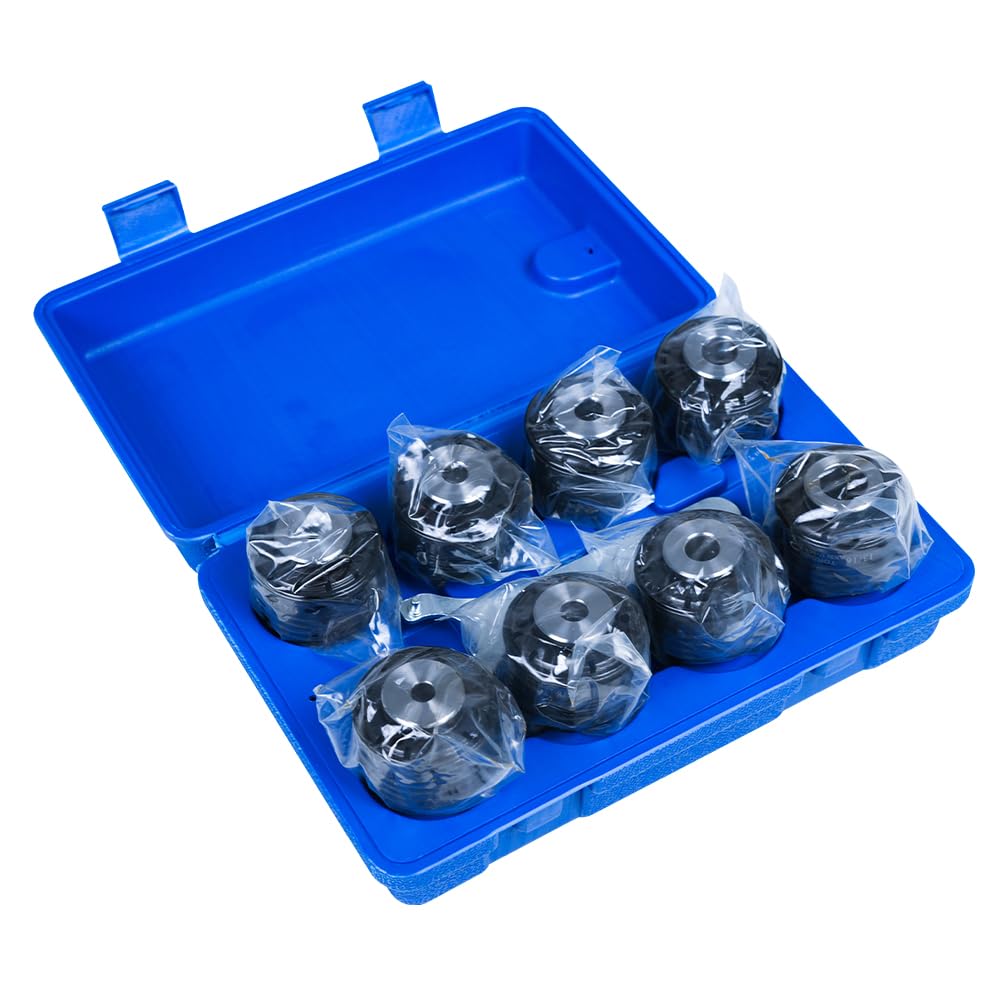 ZAC 14PCS TC820 ANSI Collets, M6, M6.3, M7, M8, M10 M12 M12.5 M14-M33 Inch Tap Holder Tap Chuck Suitable for M36 Electric Tapping Machine