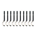 Rannb 10pcs Deburring Blades Set 40 Degree Burr Remover Hand Tool