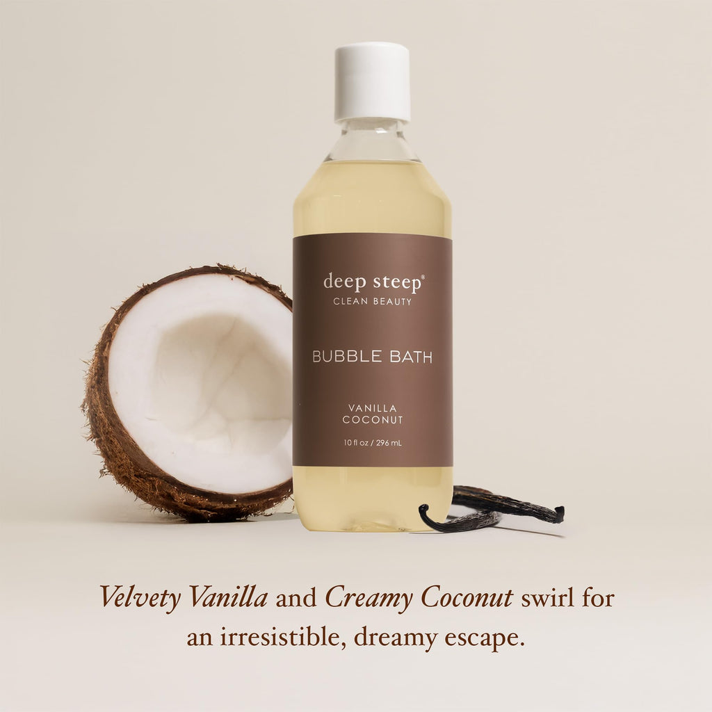 Bubble Bath, Vanilla Coconut, 10oz, Hypoallergenic