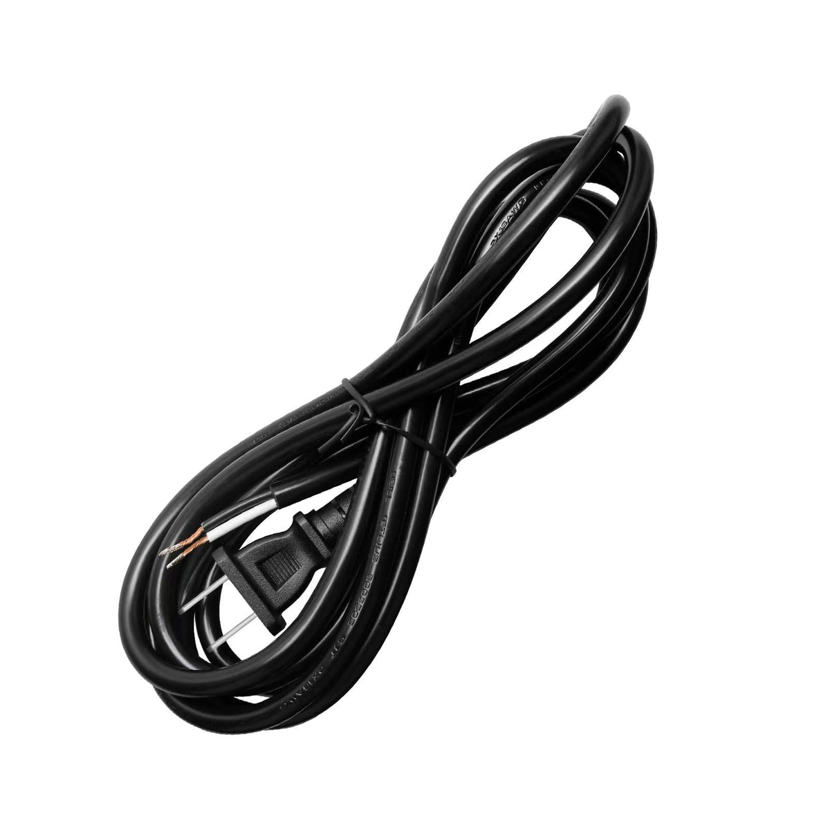 Replacement Power Cord 8FT 18/2 Power Tool Cord Supply Cable for AC Appliance for Drills, Sanders, Chop Saws, Grinders, Vacuums, Miter Saws, Appliances, Motors etc Power Tools