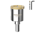 MOLLOM 1-15/32" (37mm) Diamond Hole Saw with 2 Pilot Drill Bit
