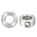 uxcell Drill Stop 3/4" I.D. Stainless Steel for Set Screws Chuck Woodworking Drill Bits Depth Holder 2Pcs