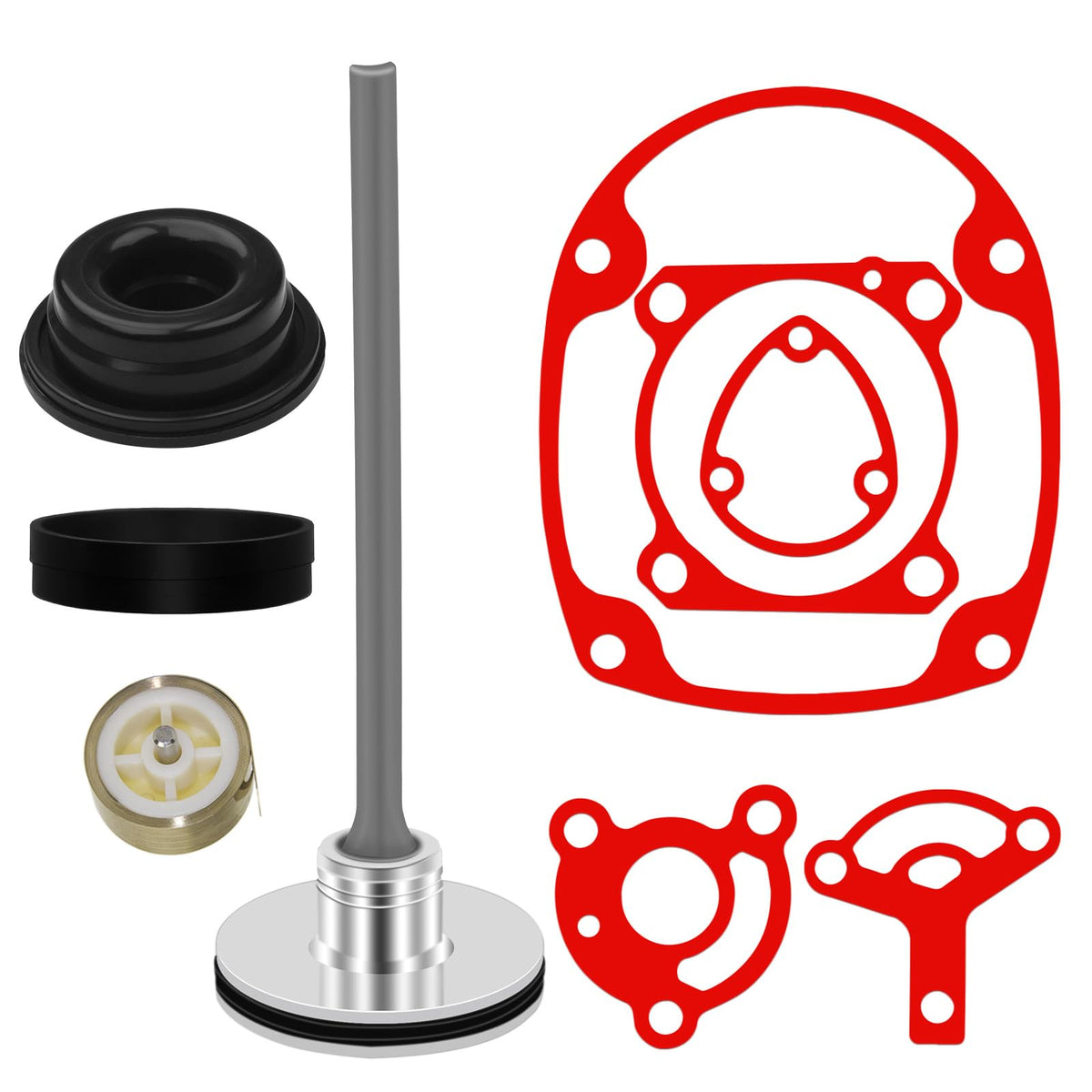877-323 878-303 Driver, Bumper, Ribbon Spring, Cylinder Ring & Gasket Service Kit for Hitachi NR83A/A2 NR83A3 NR83A2 NR83A5 NR83A2(S) DBM83-04 Guns (Black)