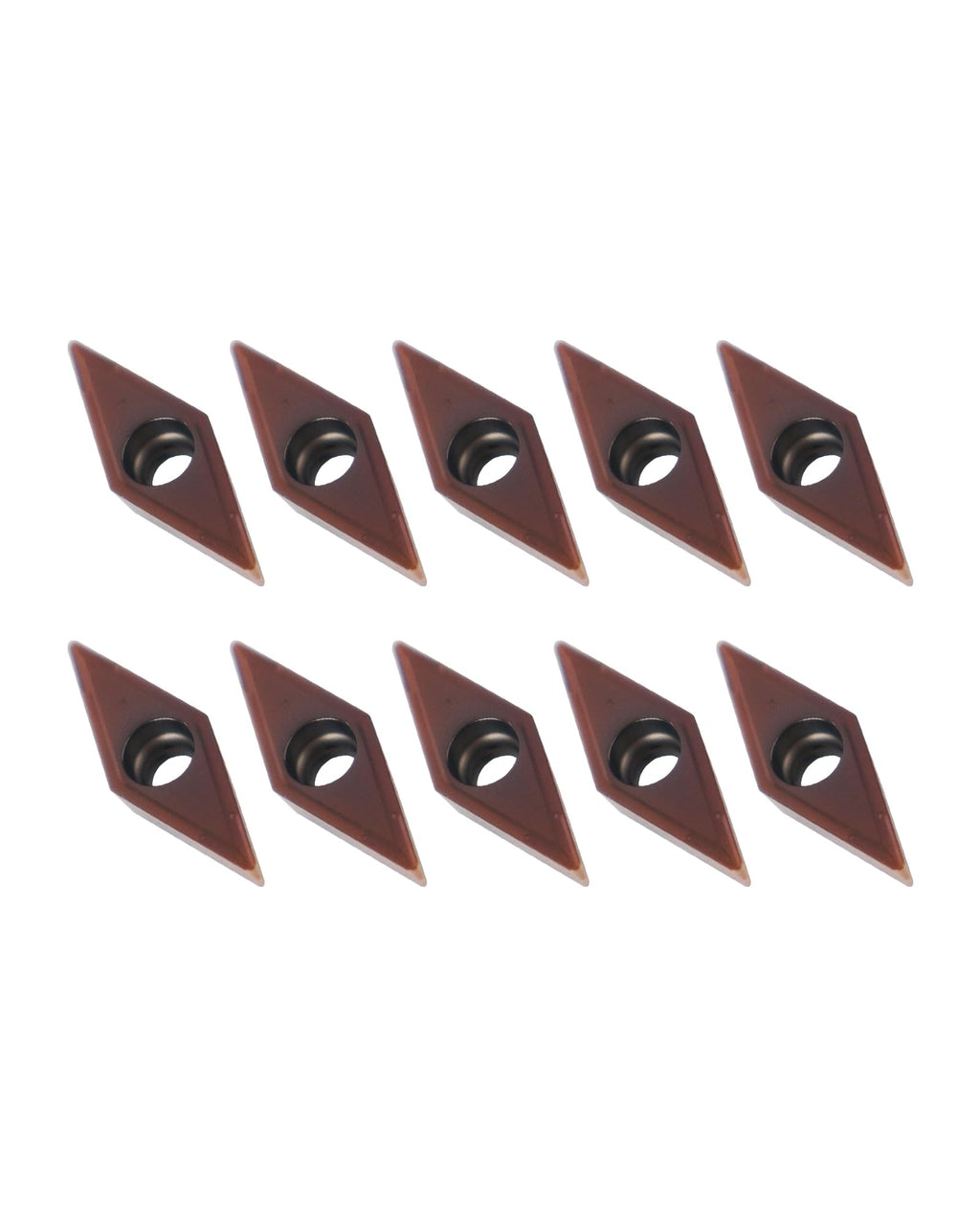 Zorqon10PcsCarbide Turning Inserts VCMT221 VCMT110304-PM