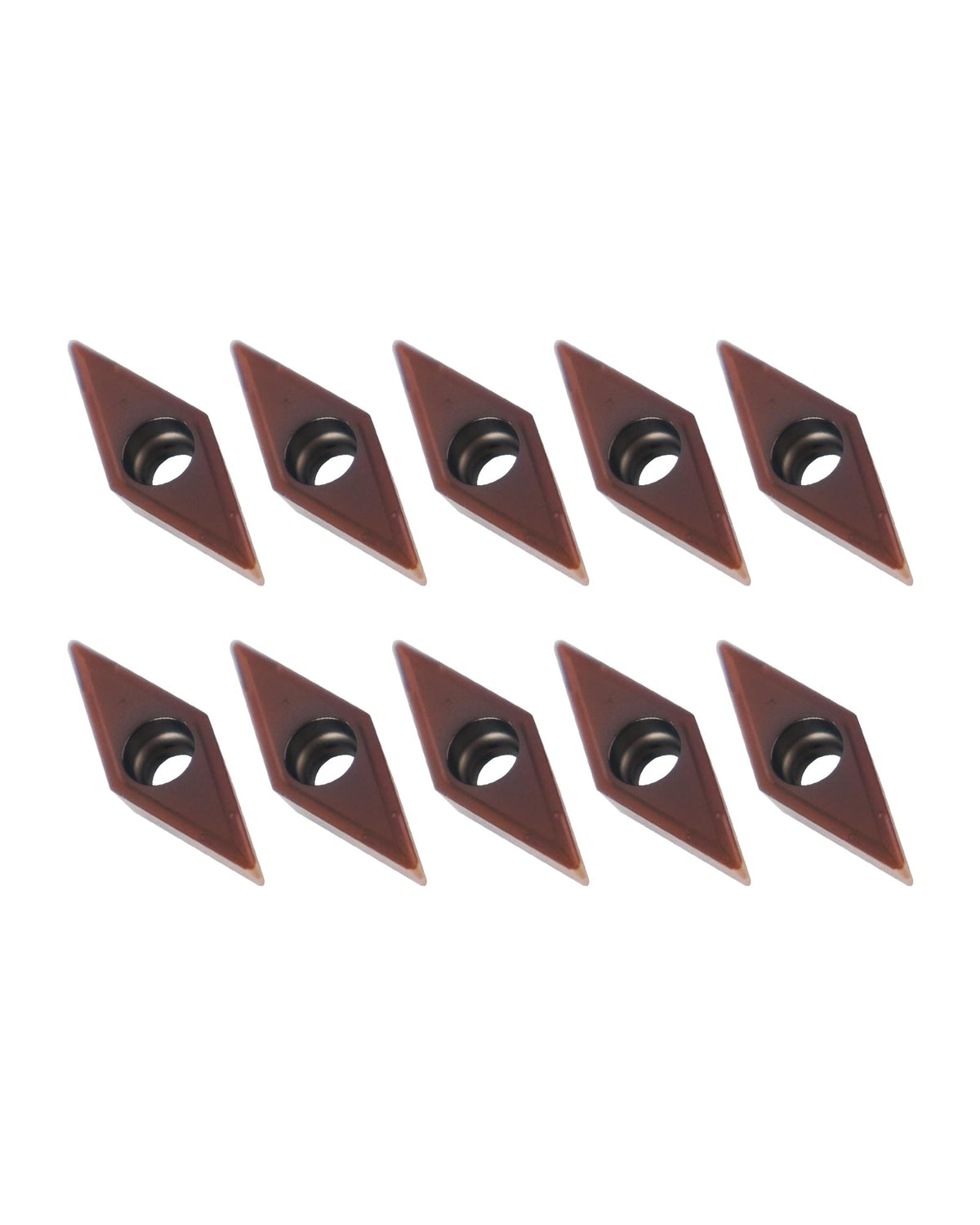 Zorqon10PcsCarbide Turning Inserts VCMT221 VCMT110304-PM