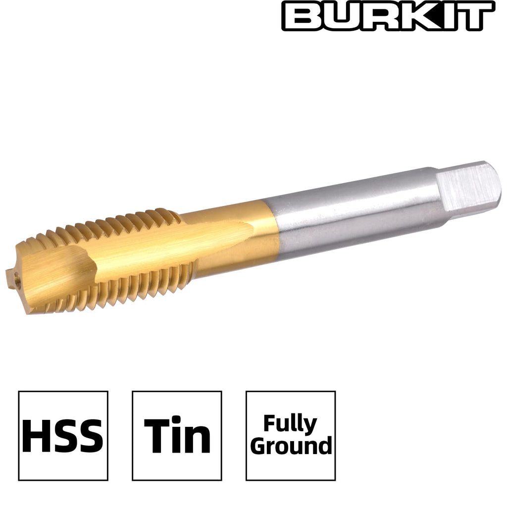 Burkit M14 X 1.5 Titanium Coated Spiral Point Tap