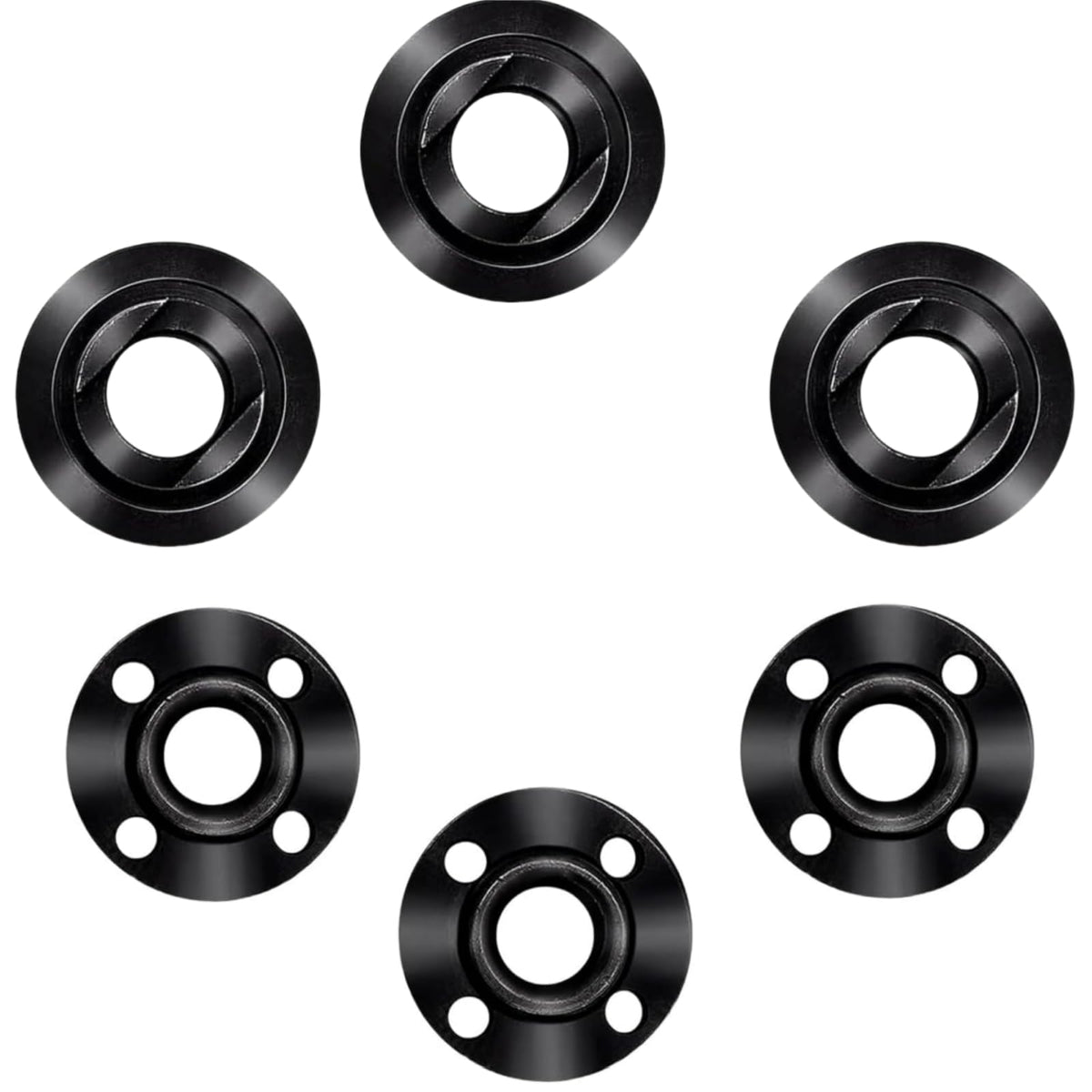 (3+3pk) 193465-4 Inner Outer Angle Grinder Flange Nut Replacement Parts