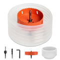 Storystore 4 inch Hole Saw for Recessed Lights with Dust Bowl Catcher