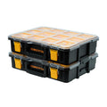 Small Parts Organizer & Tool Box – 10 Compartments, IP65 Water & Dust Protection, Stackable Storage with Interlocking