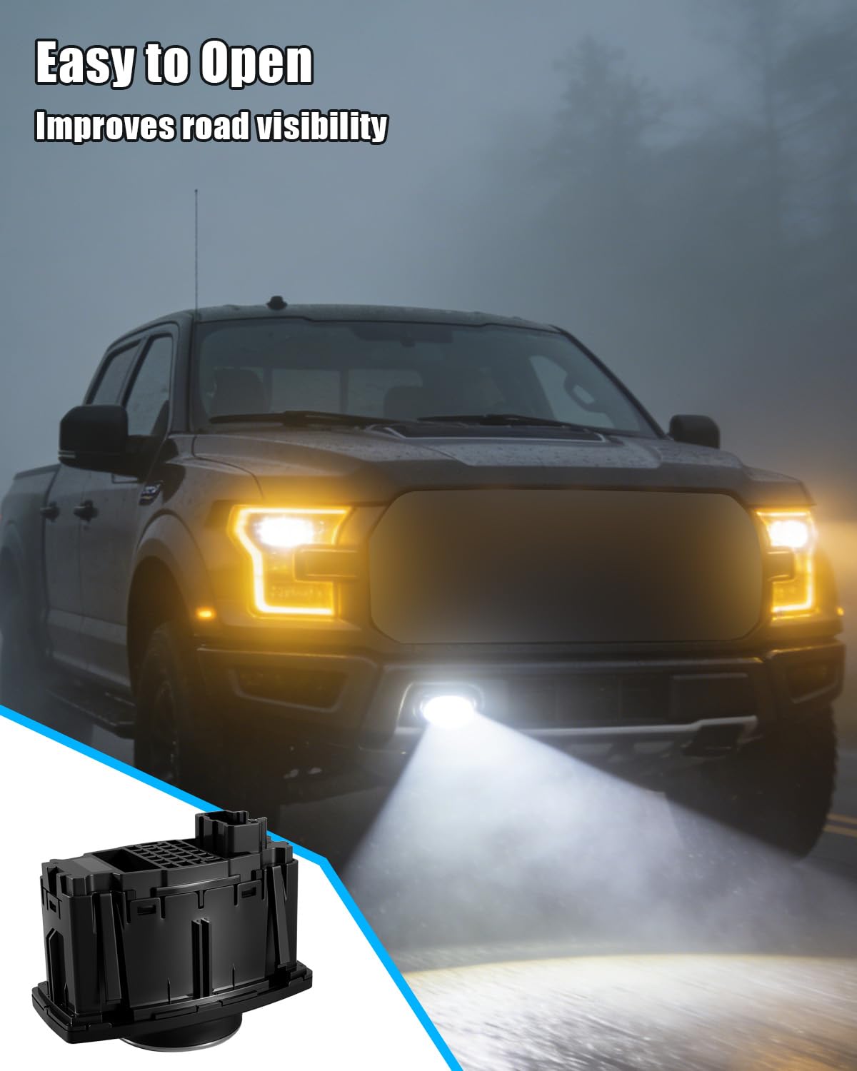Headlight Fog Light Switch Fit for Ford F150 F250 F350 F450 F550 2015-2022