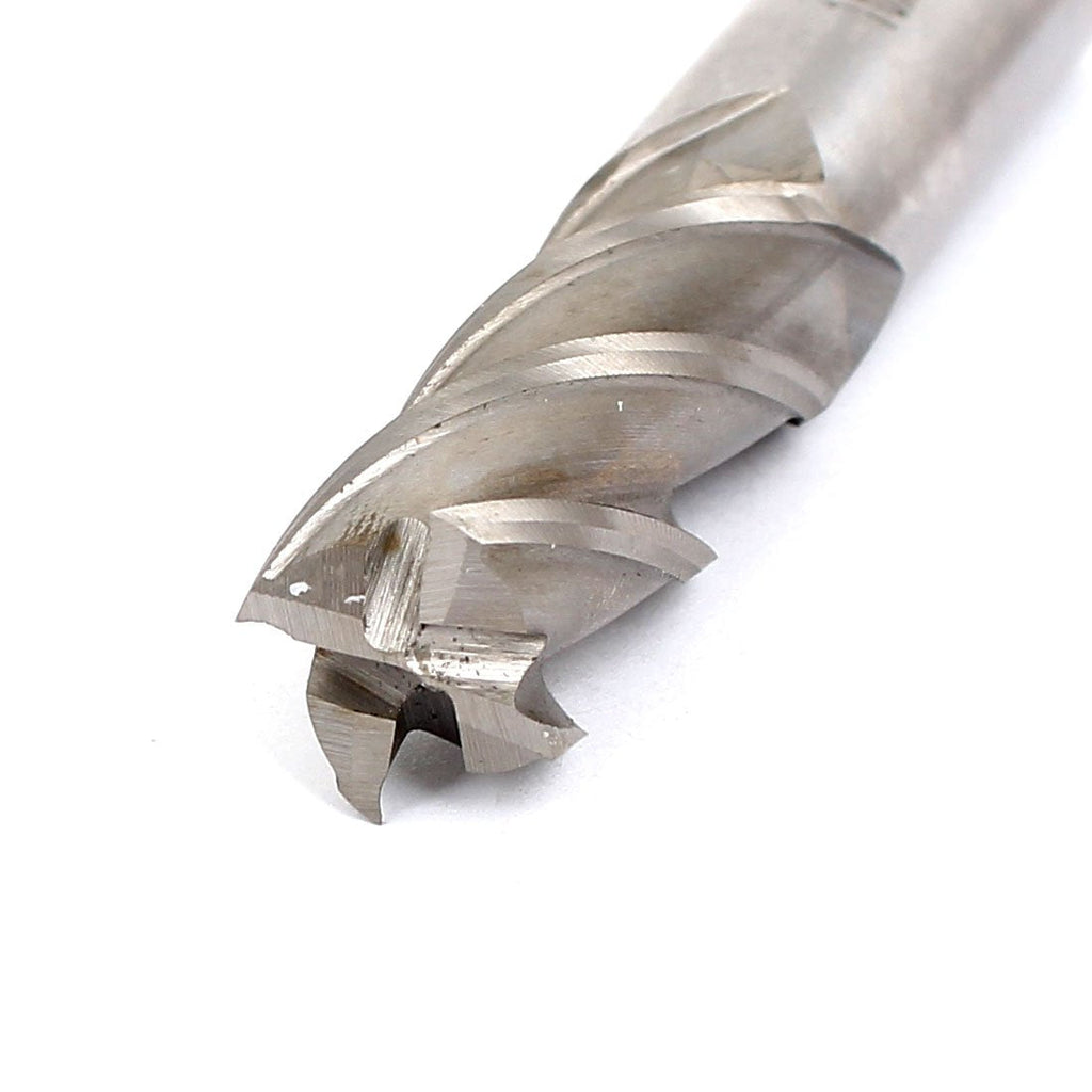 uxcell 16mmx16mmx40mmx95mm Machining Cutting Tool Helical Groove 4 Flute Straight Shank Milling Cutter End Mill