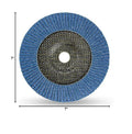 BHA 7 x 7/8 Zirconia Flap Disc T29 Angle Grinder - 60 Grit - 10 Pack