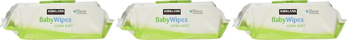 Signature Baby Wipes Ultra Soft Unscented Strong Fiber Moisturizes Sensitive Skin Gently Cleanses Helps Maintain