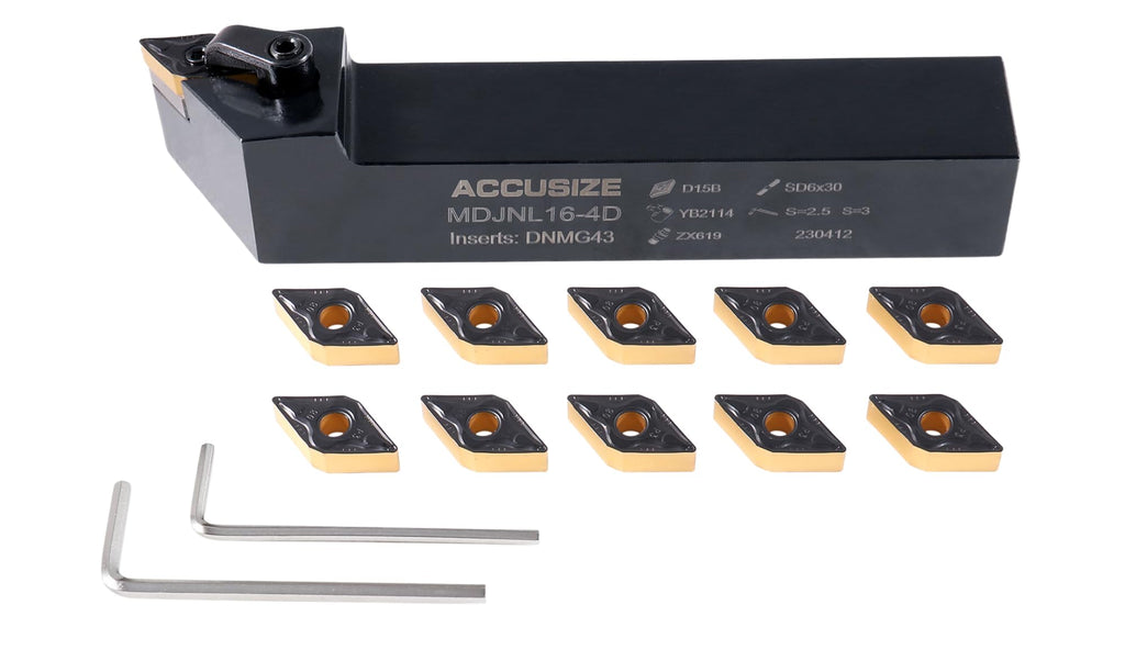 Accusize Industrial Tools Indexable Tool Holder, 1", LH, 2302-6020INS