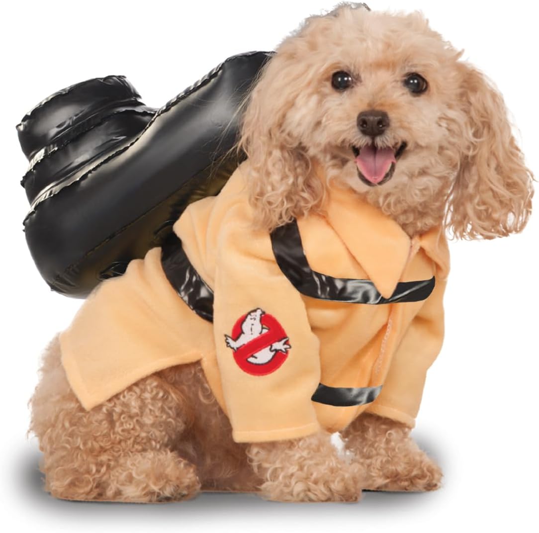 at Party City Ghostbusters: Ghostbusters Pet Costume for For Dogs or Cats by Rubies, XL