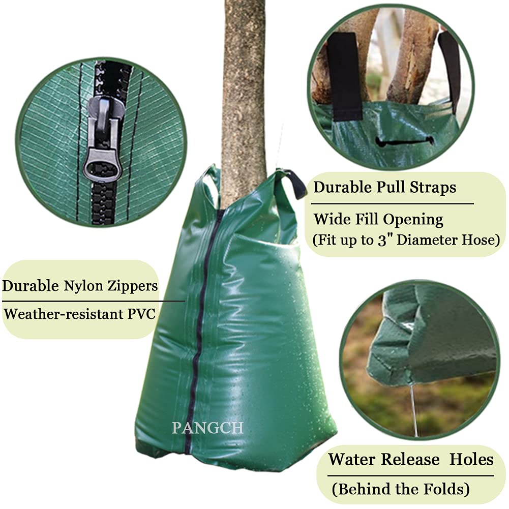 20 Gallon Slow Release Tree Watering Bag - Drip Irrigation Bag for Newly Planted or Established Trees (1 Pack)