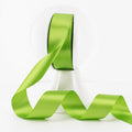 Lime Satin Ribbon 1-1/2 inch Lime Ribbon Double Faced Satin Ribbon By 50 Yards Lime Green Ribbon for Christmas Tree