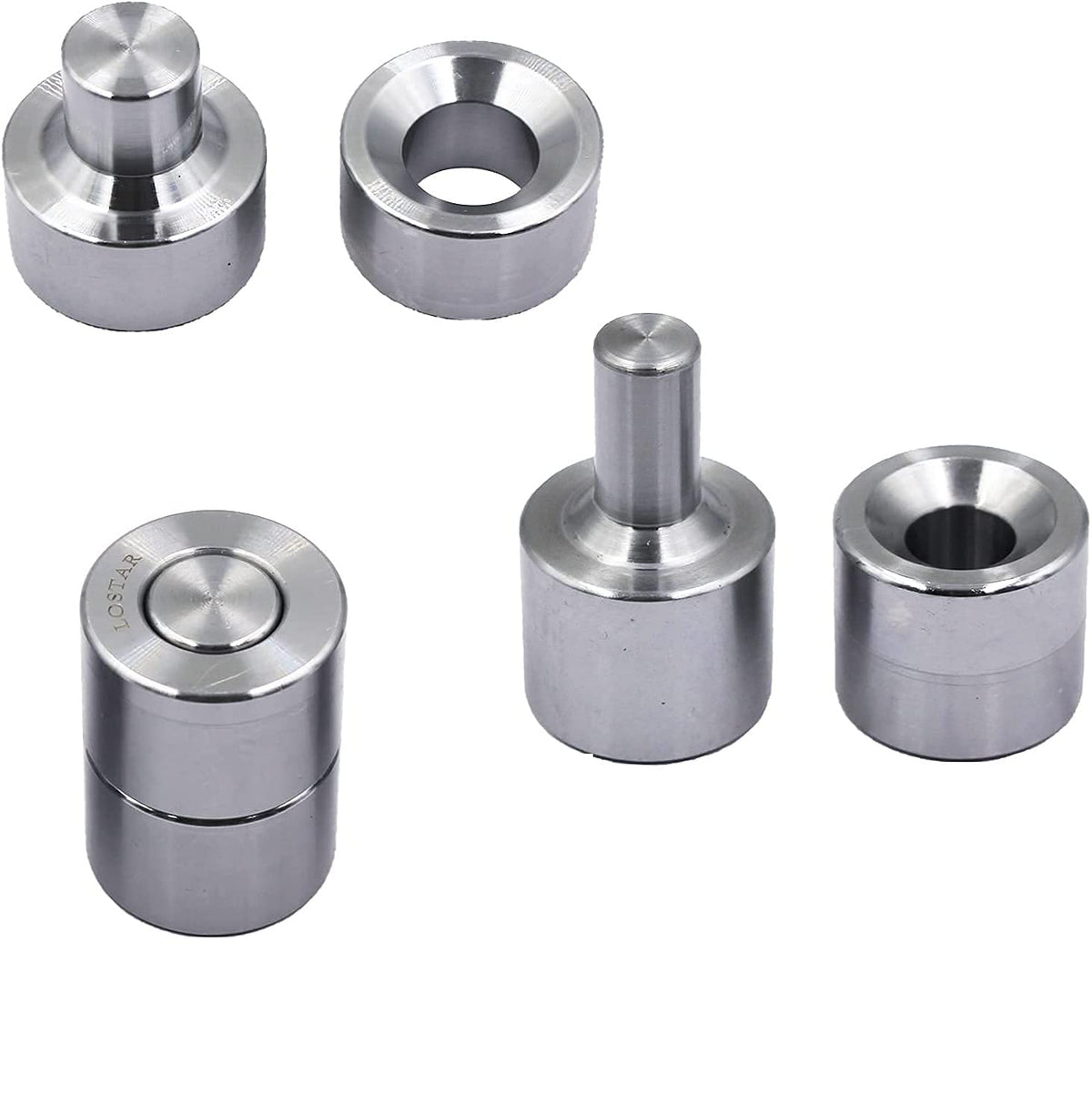 Dimple Die Set 3 Piece Metal Fabrication Tools 1/2" / 3/4" / 1"