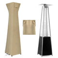 Waterproof Patio Heater Covers with Zipper and Storage Bag