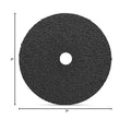 BHA Silicon Carbide Resin Fiber Sanding and Grinding Discs, 7” x 7/8” Arbor Hole - 25 Pack (120 Grit)