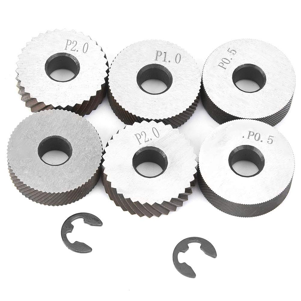 Jauarta Steel Knurling Tool Set with Dual Wheel Sizes