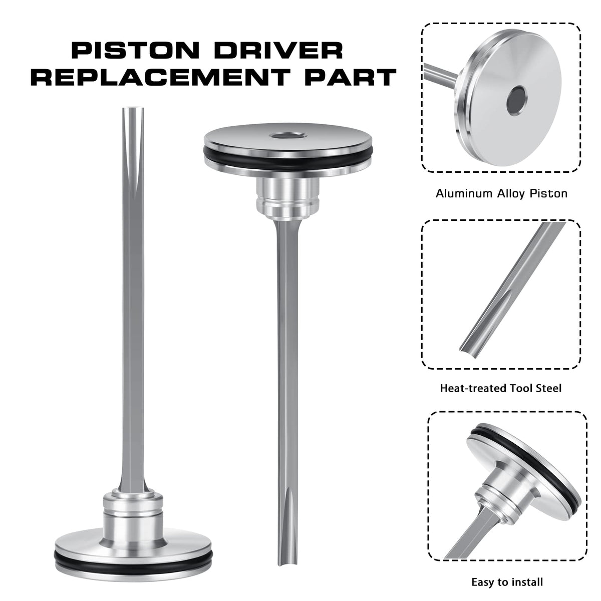 877-323 Piston Driver Replacement Part for Hitachi Air Nailer - 3 Pack