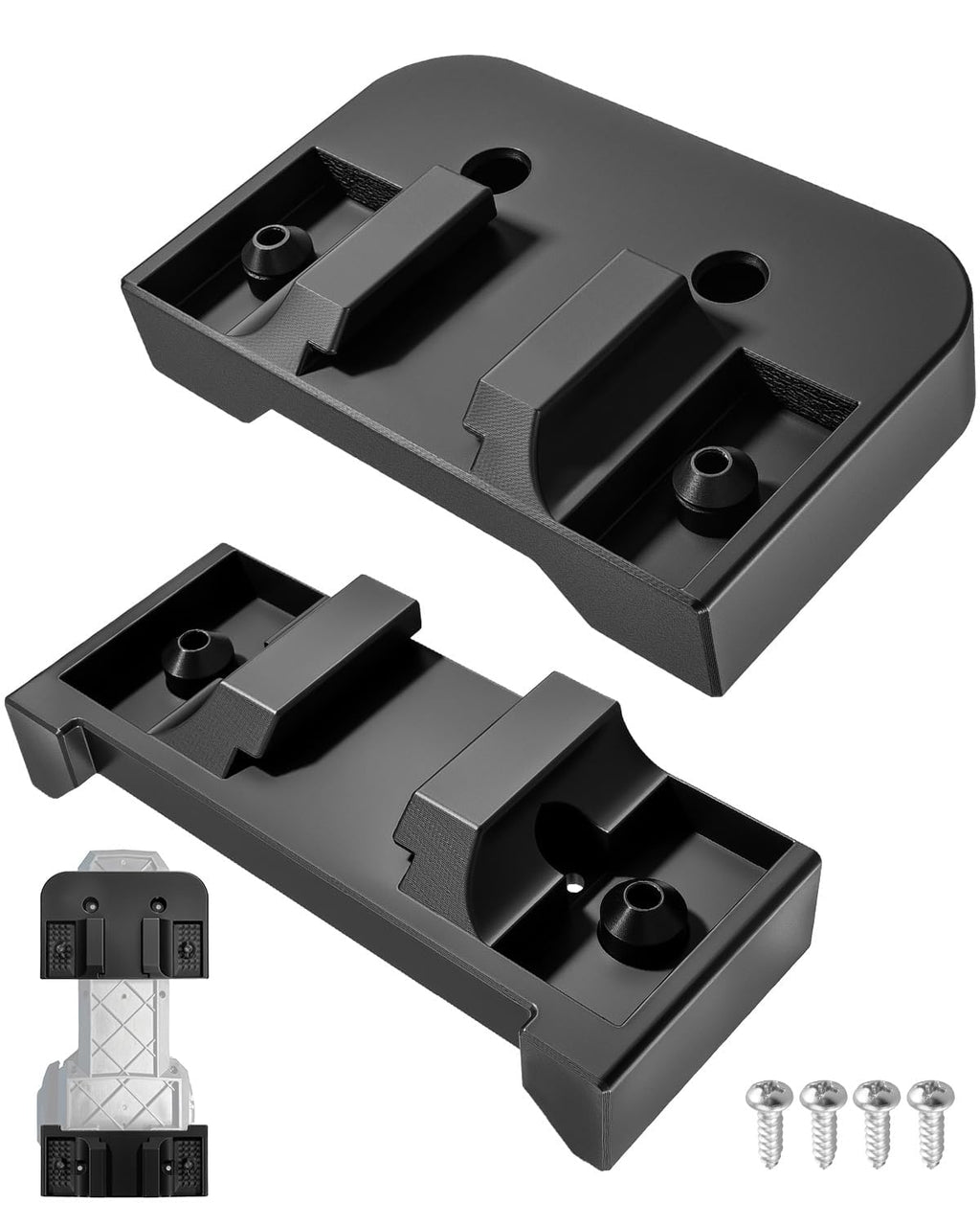 Inflator Base Fit for Milwaukee M18 Inflator 2848-20, Packout Mount Adapter