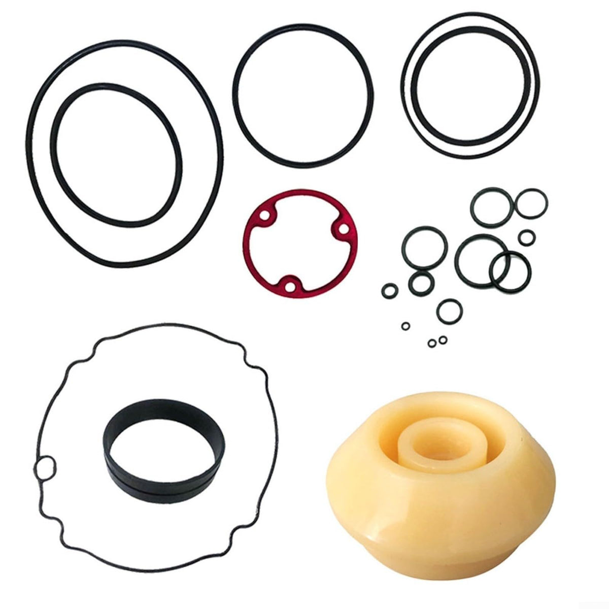 Deskbloom O-Ring Rebuild Kit for NR90AE NR90AD NR90AE(S) Framing Nailers, 21-Piece Seal Gasket for PISTON Bumper Repair Set, Air Tool Maintenance Parts Replacement