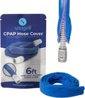 Snugell CPAP Hose Cover – 6ft Tubing Wrap in Blue – Compatible with ResMed, Fisher & Paykel, and Other Brands – Ultra-Soft Full Zippered Fleece CPAP Tube Cover for Insulation and Protection