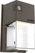 Lithonia Lighting 7" Mini LED Wall Pack Outdoor Light Dusk to Dawn