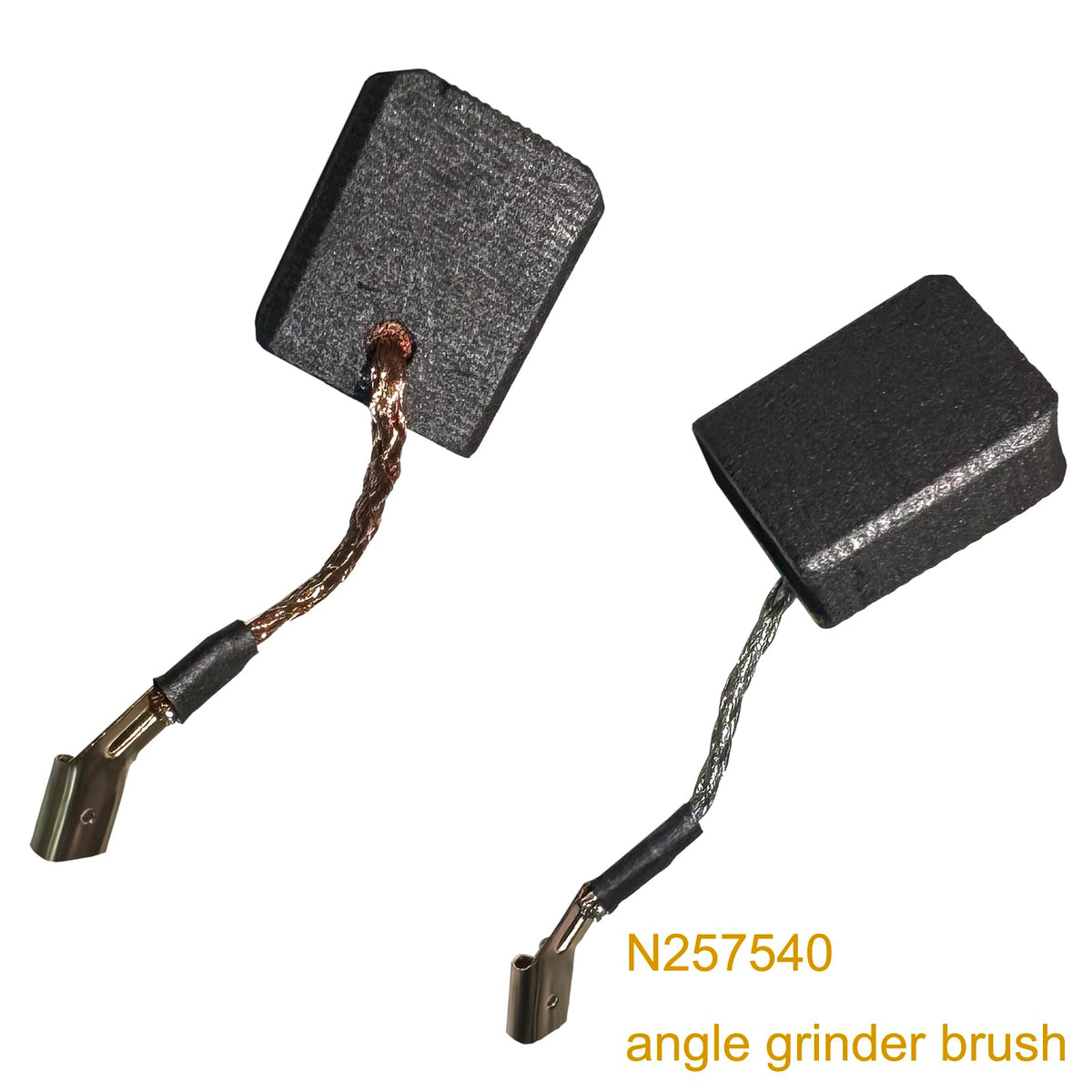 N257540 Carbon Brushes Replacement for DeWalt DWE402 DWE4214 DWE402W DWE402K DWE43066 DWE43066N Angle Grinder, Carbon Brushes for DEWALT DWE402, DWE402W Angle Grinder, 11 Amp, 11,000 rpm