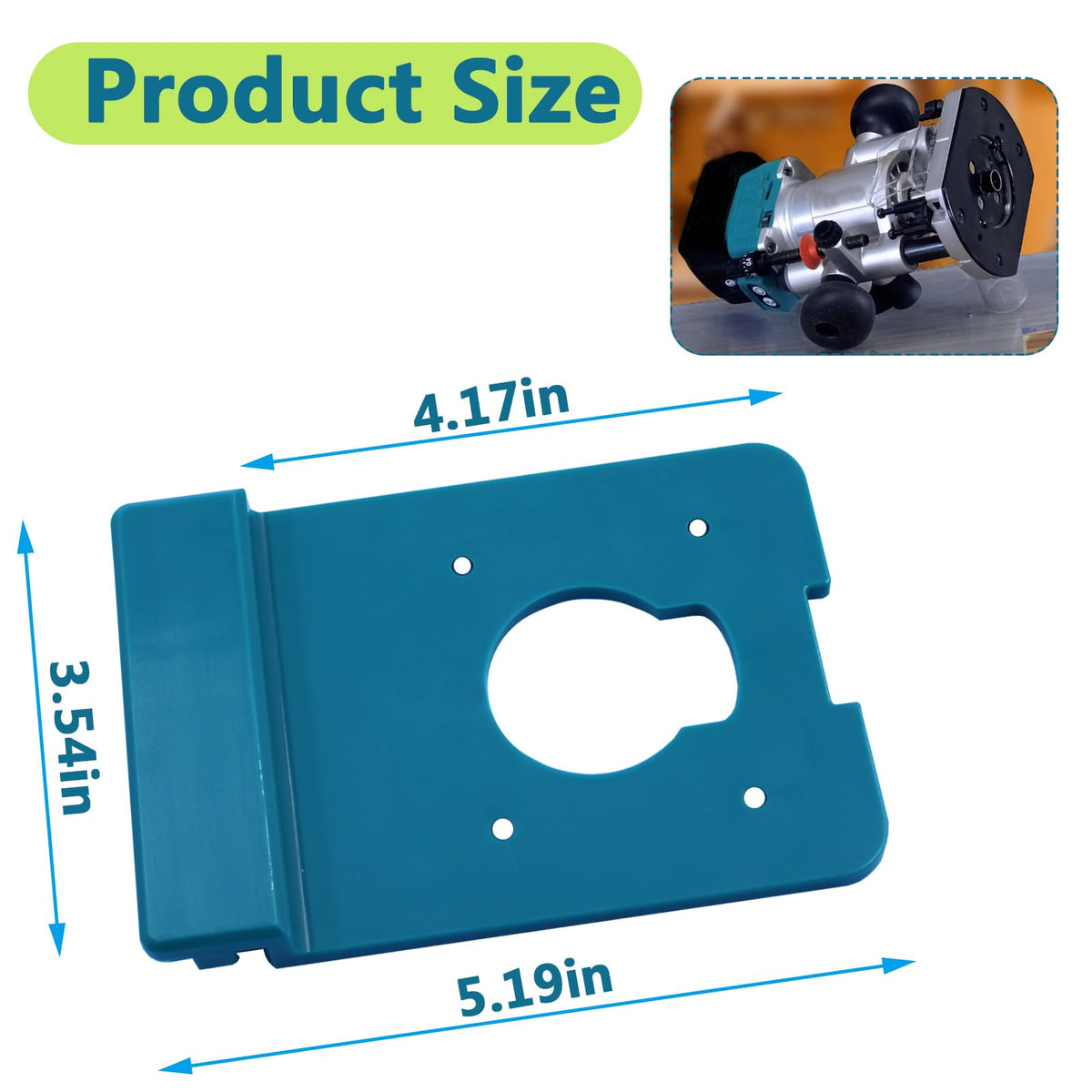 Guide Rail Adapter for Makita Router and Makita 8V Cordless Router 2 Pack