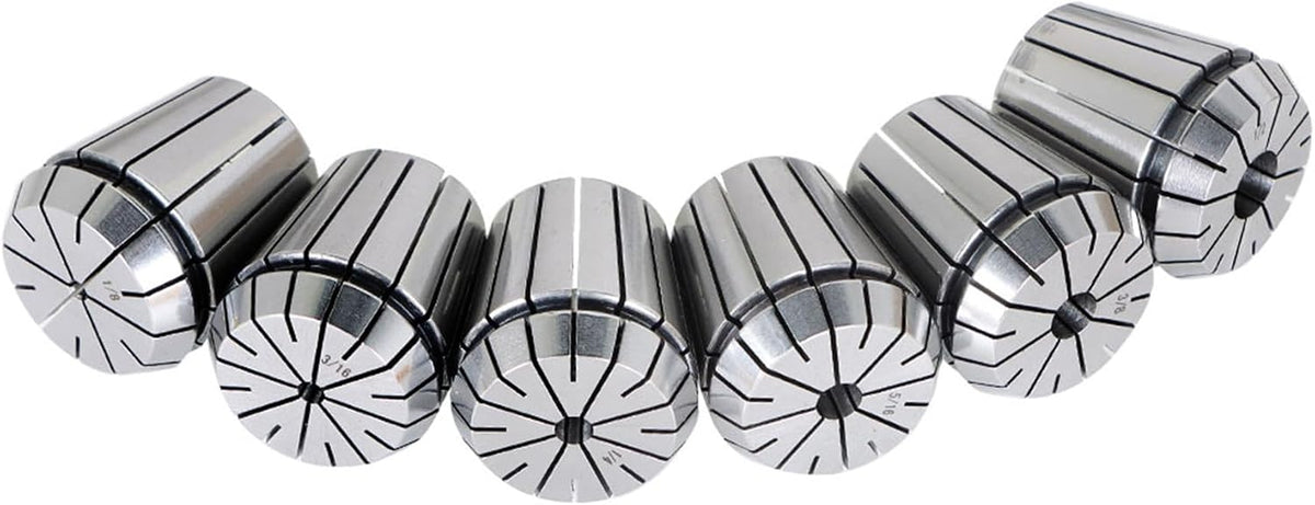 marddpair 12Pcs ER40 Spring Collet Set 1/8-1-1/8 Inch Carbon Steel