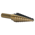 Drill America #3 HSS Black & Gold Step Drill Bit (1/4" - 3/4" by 1/16")