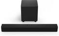 V-Series 2.1 Compact Home Theater Sound Bar with DTS Virtual:X, Bluetooth, Wireless Subwoofer, Voice Assistant