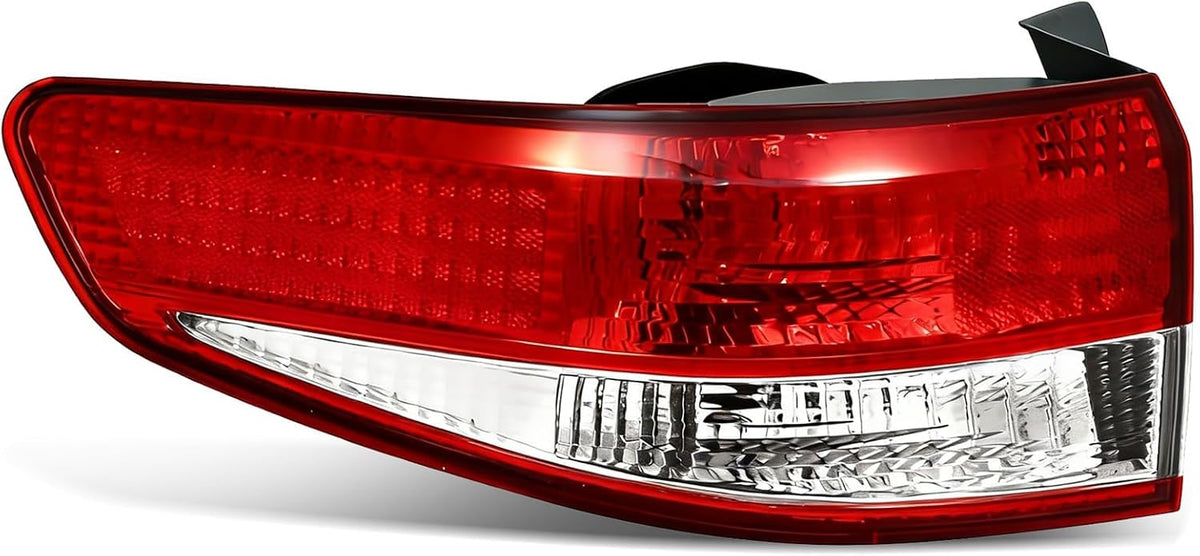 munirater Red Left Driver Outer Tail Light Brake Lamp Replacement for Accord Sedan 2003-2004