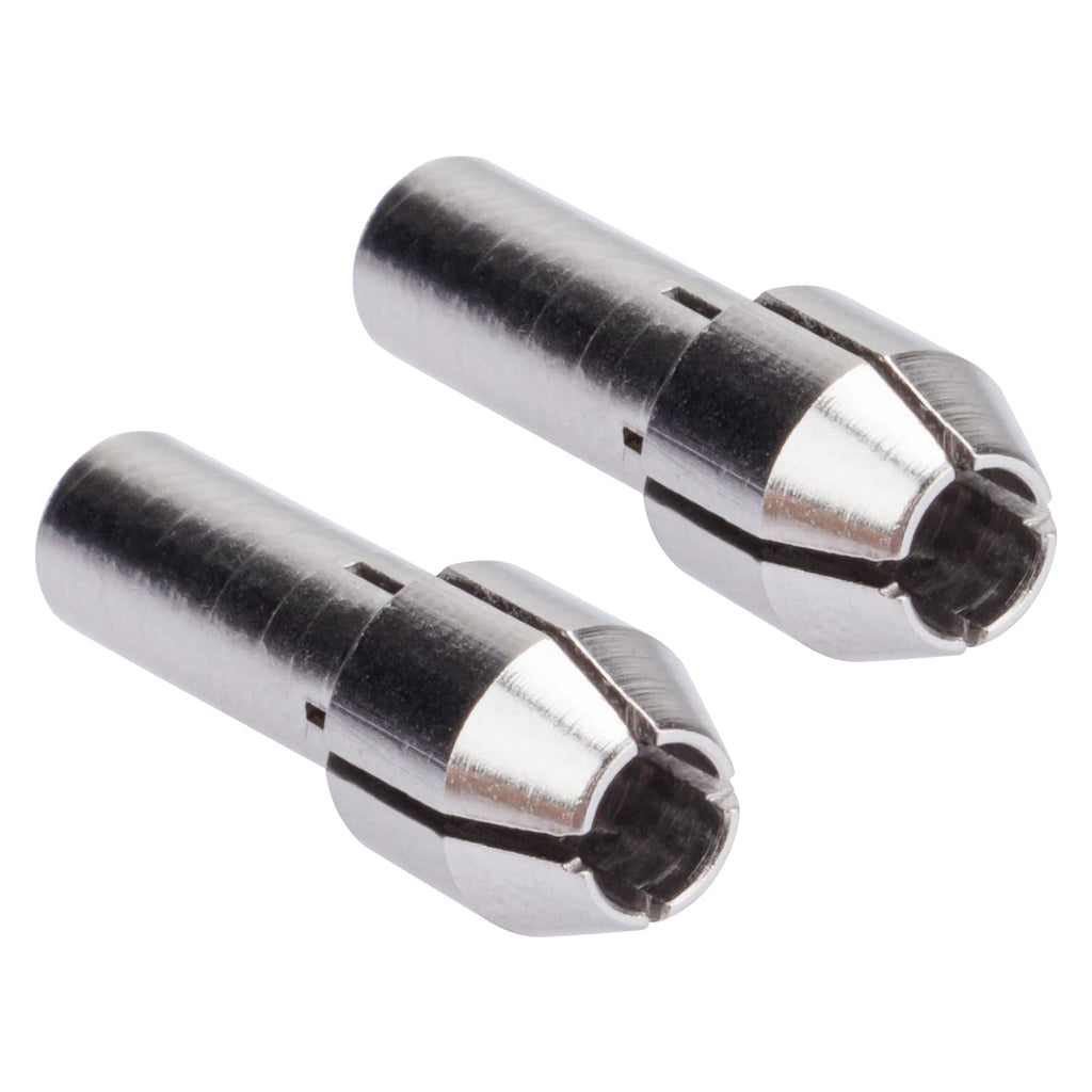 42-77-0400 2460-20 1/8 In Rotary Tool Collet Fit for Dremel Silver Color (2Pcs)