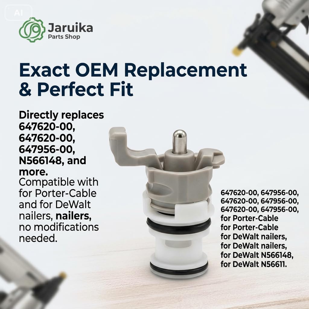 Jaruika 647620-00 Trigger Valve for Porter Cable FN250C DA250C N566148