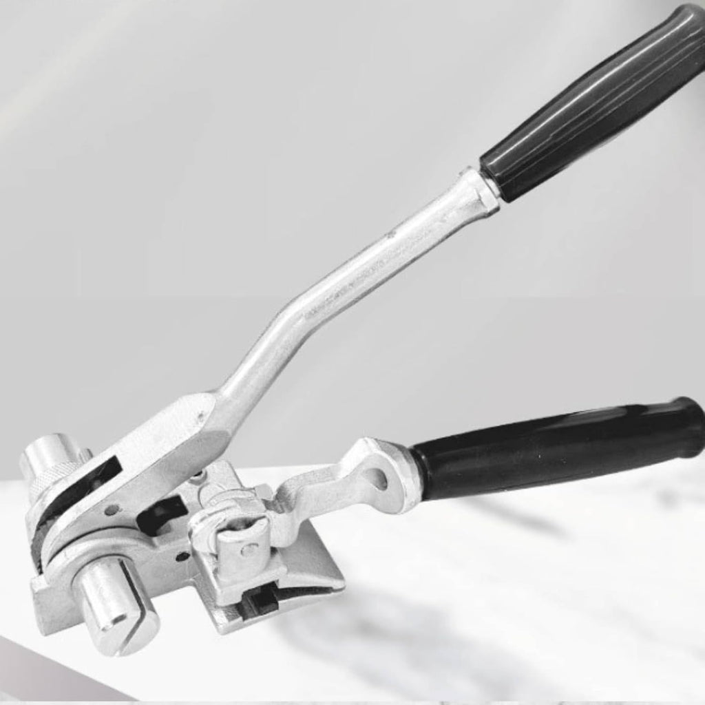 Manual Ratchet Fastener Heavy Duty Strapping Tool Tensioner Cutter Bander with Built in Cutting Mechanism for